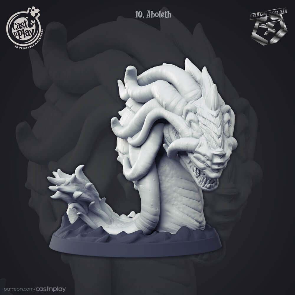 Aboleth-CastNPlay-figurines-fantasy-tabletop-RPG-3D-miniatures