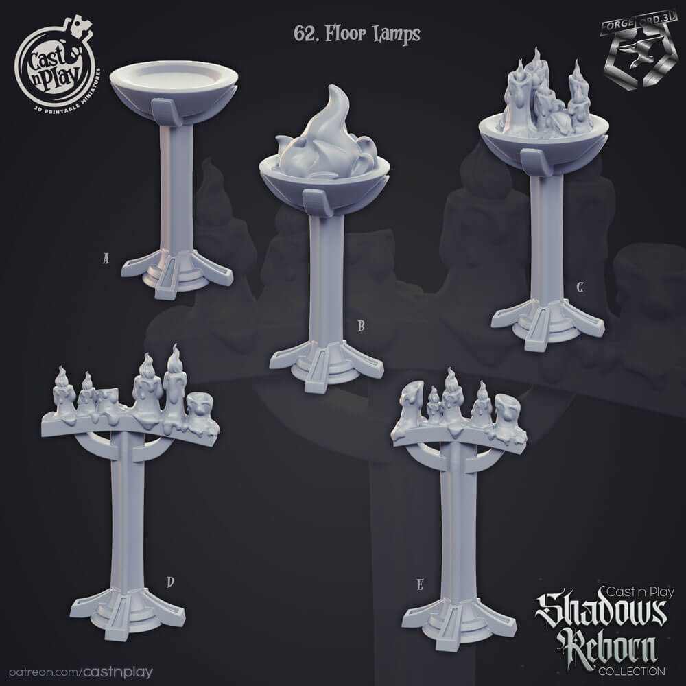 Floor-Lamps-CastNPlay-decor-fantasy-tabletop-RPG-3D-miniatures