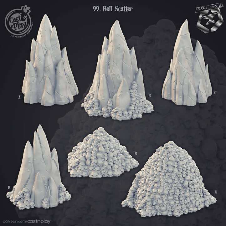 Hell-Scatter-CastNPlay-decor-fantasy-tabletop-RPG-3D-miniatures
