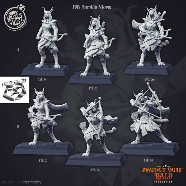 Humble-Storm-CastNPlay-Dragons-Vault-Raid-Collection-figurines-fantasy-tabletop-RPG-3D-miniatures