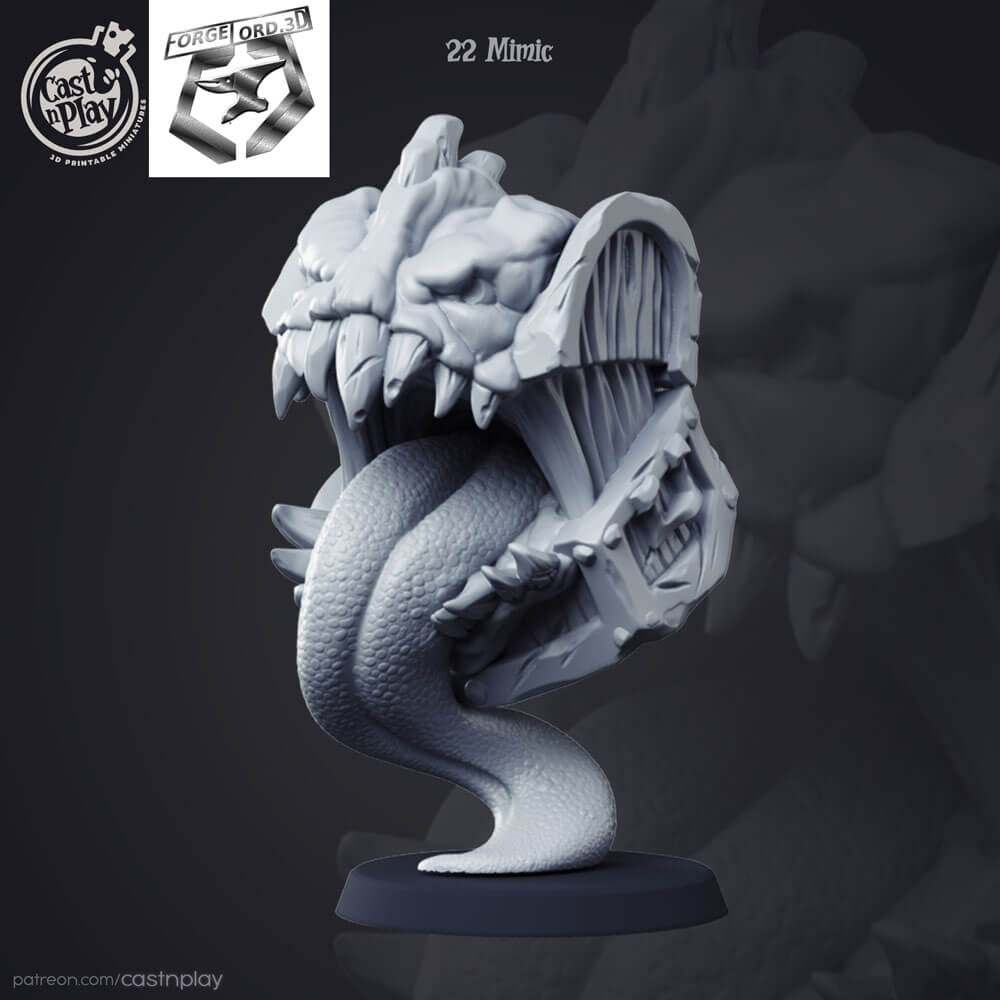 Mimic-CastNPlay-figurines-fantasy-tabletop-RPG-3D-miniatures