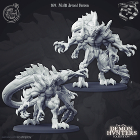MultiArmedDemon-CastNPlay-cosmic-horror-Collection-figurines-fantasy-tabletop-RPG-3D-miniatures