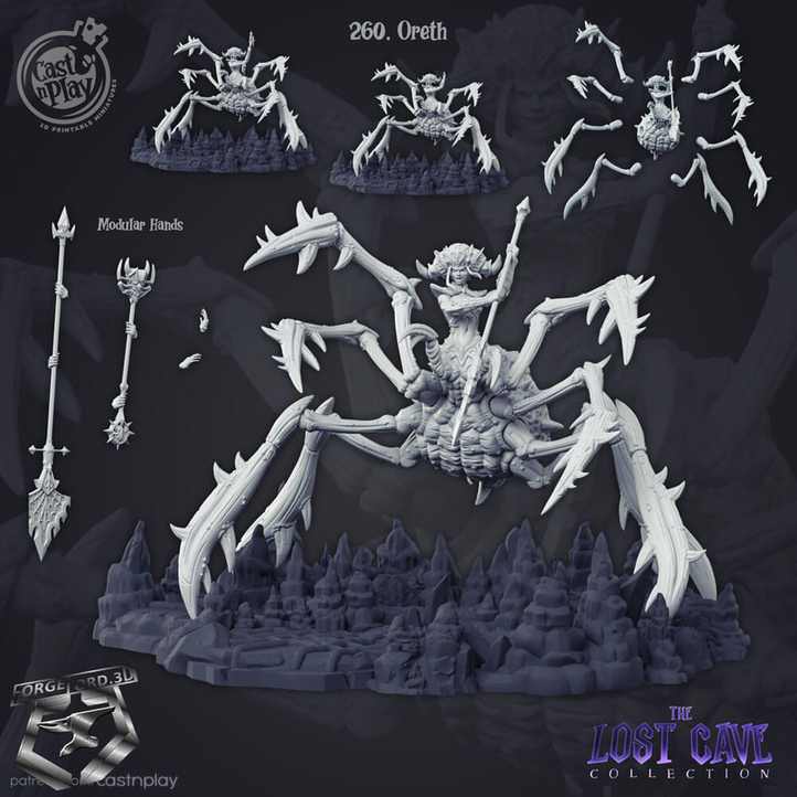 Oreth-CastNPlay-The-Lost-Cave-Collection-October-figurines-fantasy-tabletop-RPG-3D-miniatures