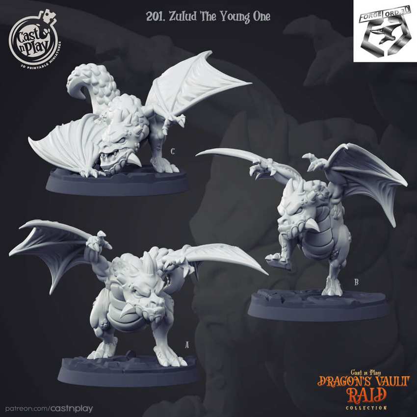 Zulud-The-Young-One-CastNPlay-Dragons-Vault-Raid-Collection-figurines-fantasy-tabletop-RPG-3D-miniatures