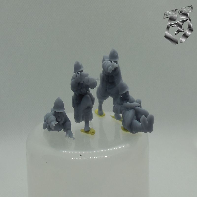 Médic and Sniper French-Eskice-Miniature-WWII-historical-figurine-3d-miniatures-tabletop-rpg
