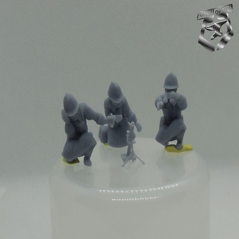 Mortar and Servant French-Eskice-Miniature-WWII-historical-figurine-3d-miniatures-tabletop-rpg