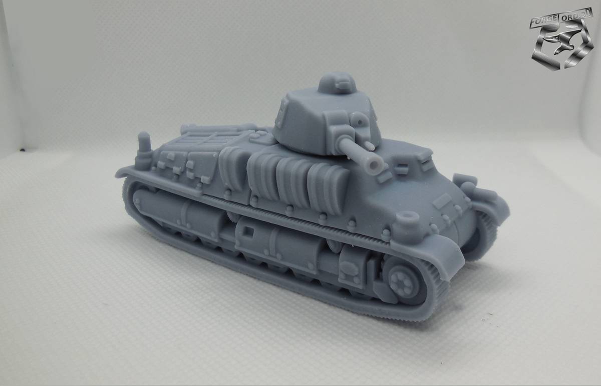 Tank SOMUA -Eskice-Miniature-WWII-historical-vehicule-figurine-3d-miniatures-tabletop-rpg