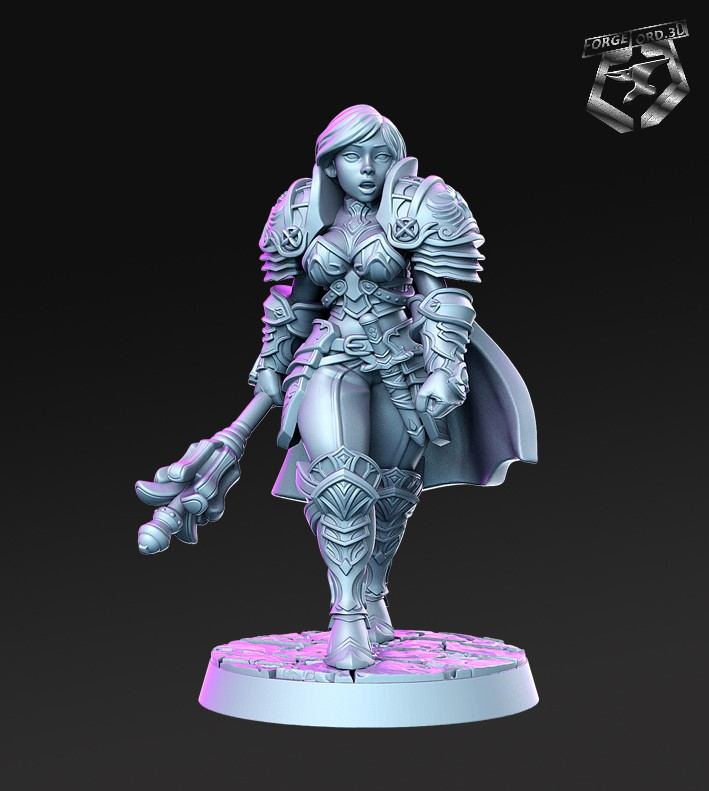 Caliope-RN-Estudio-the-royal-guard-collection-figurines-fantasy-tabletop-RPG-3D-miniatures