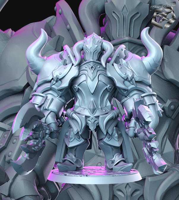 Gronith-RN-Estudio-the-royal-guard-collection-figurines-fantasy-tabletop-RPG-3D-miniatures