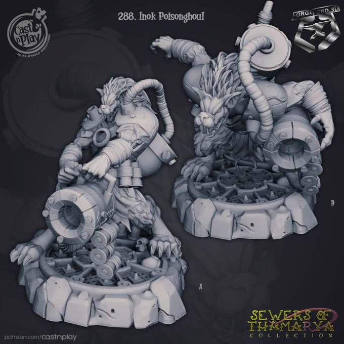 Inok-Poisonghoul-3D-MINIATURES-CASTNPLAY-RAT-MEN-SEWERS-OF-THAMARYA-COLLECTION