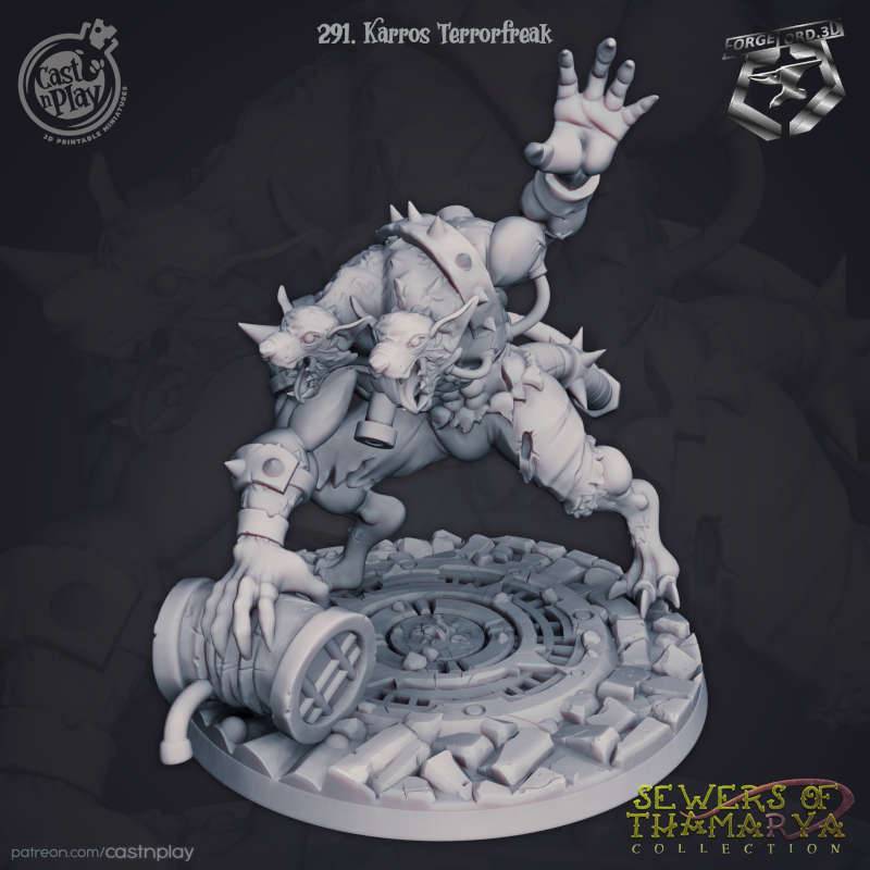 Karros-Terrorfreak-3D-MINIATURES-CASTNPLAY-RAT-MEN-SEWERS-OF-THAMARYA-COLLECTION