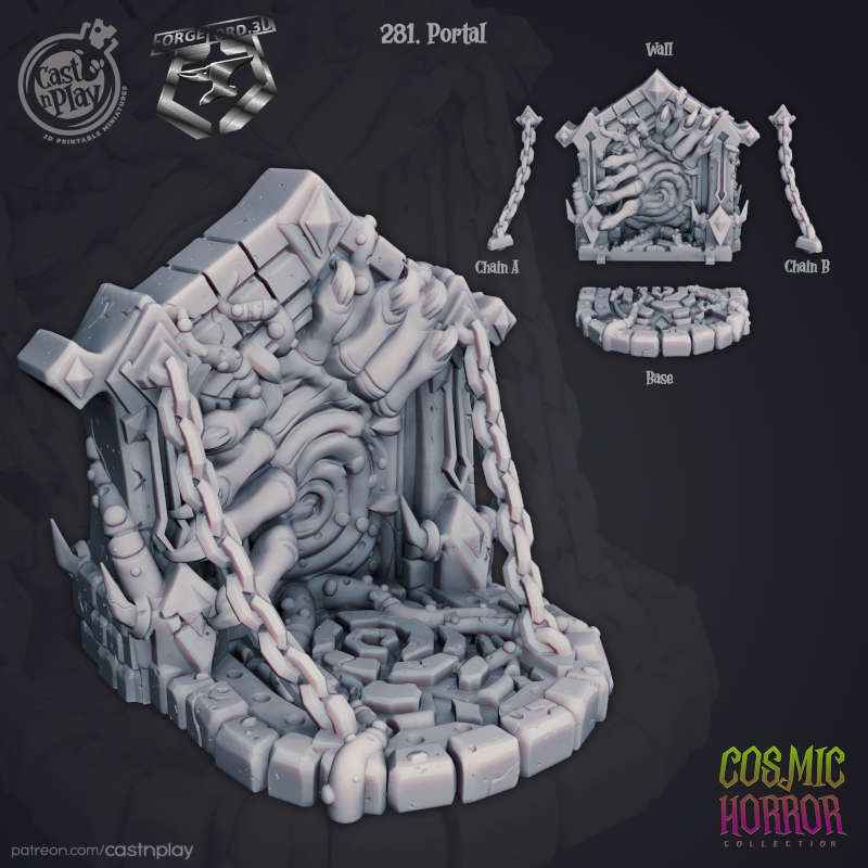 Portal-CastNPlay-Cosmic-Horror-Collection-fantasy-miniatures-tabletop-RPG-3d-decor
