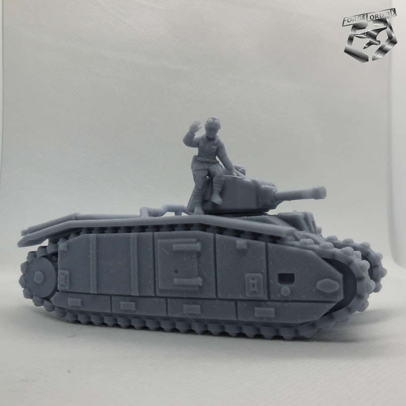 Renault-B1bis-Figurines-3D-miniatures-army-french-Eskice-Miniature-historical-tank-WW-II-2