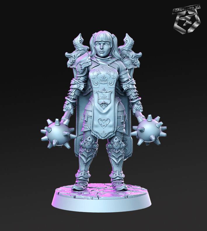 Samira-RN-Estudio-the-royal-guard-collection-figurines-fantasy-tabletop-RPG-3D-miniatures