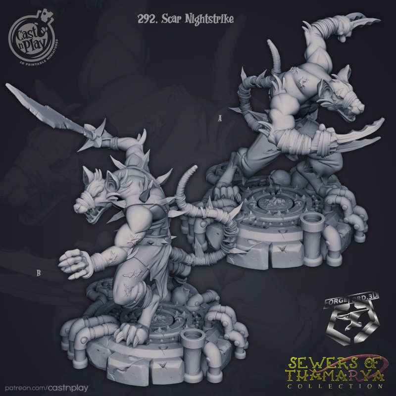 Scar-Nightstrike-3D-MINIATURES-CASTNPLAY-RAT-MEN-SEWERS-OF-THAMARYA-COLLECTION