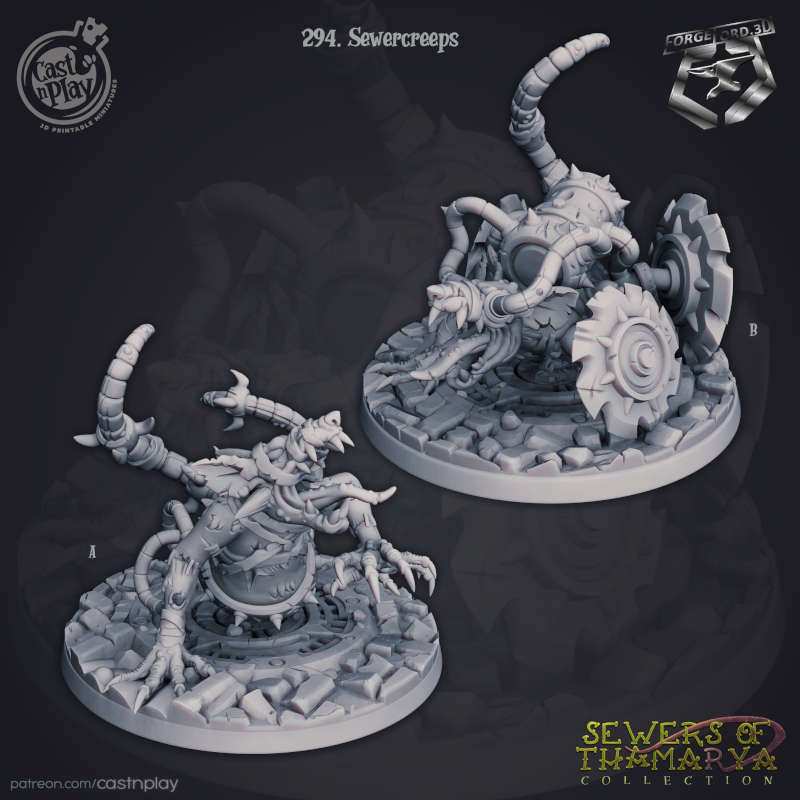 Sewercreeps-3D-MINIATURES-CASTNPLAY-RAT-MEN-SEWERS-OF-THAMARYA-COLLECTION
