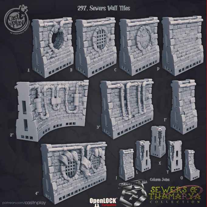 Sewers-Wall-Tiles-CastNPlay-Sewers-Thamarya-Collection-decor-fantasy-tabletop-RPG-3D-miniatures
