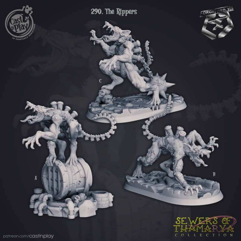 TheRippers-3D-MINIATURES-CASTNPLAY-RAT-MEN-SEWERS-OF-THAMARYA-COLLECTION