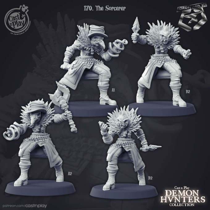 The-Sorcerer-CastNPlay-Demon-Hunters-Collection-fantasy-miniatures-tabletop-RPG