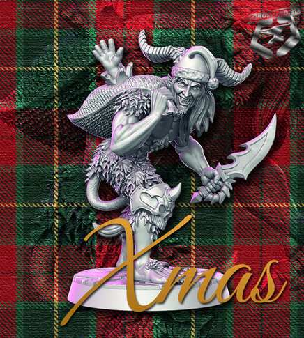 Krampus-RN-Estudio-Xmas-collection-figurines-fantasy-tabletop-RPG-3D-miniatures