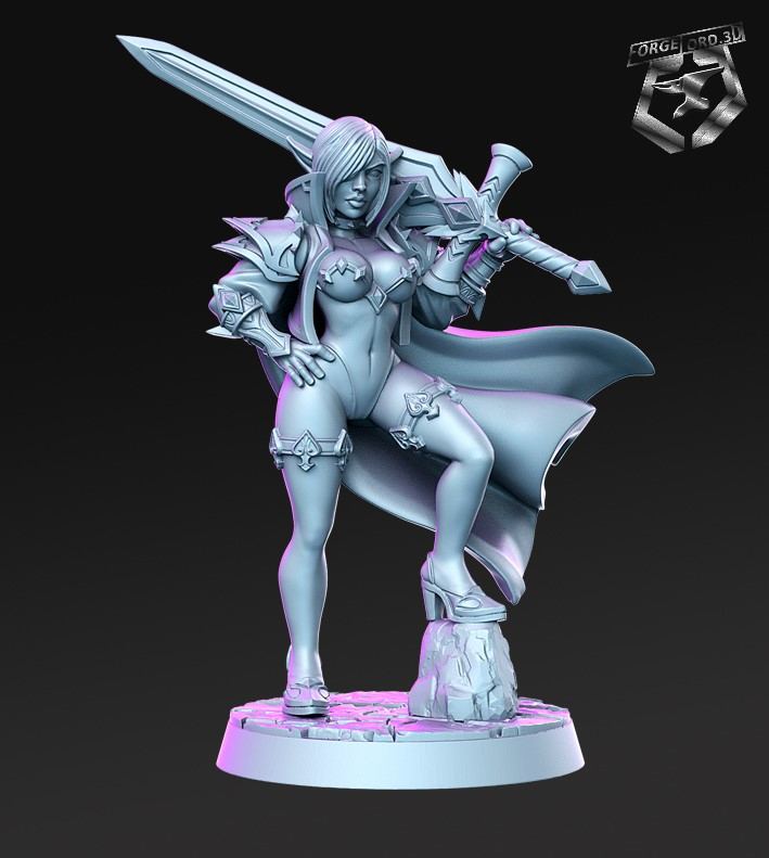 Zeera-RN-Estudio-the-royal-guard-collection-figurines-fantasy-tabletop-RPG-3D-miniatures