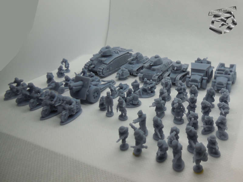 armee-fr-4-Figurines-3D-miniatures-army-french-Eskice-Miniature-historical-tank-WW-II