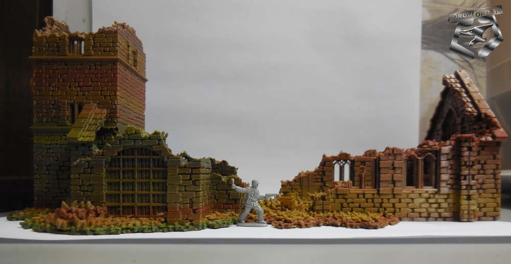 Destroyed-Church-Decor-3dminiatures-decor-Eskice-Miniature-historical-church-WW-II