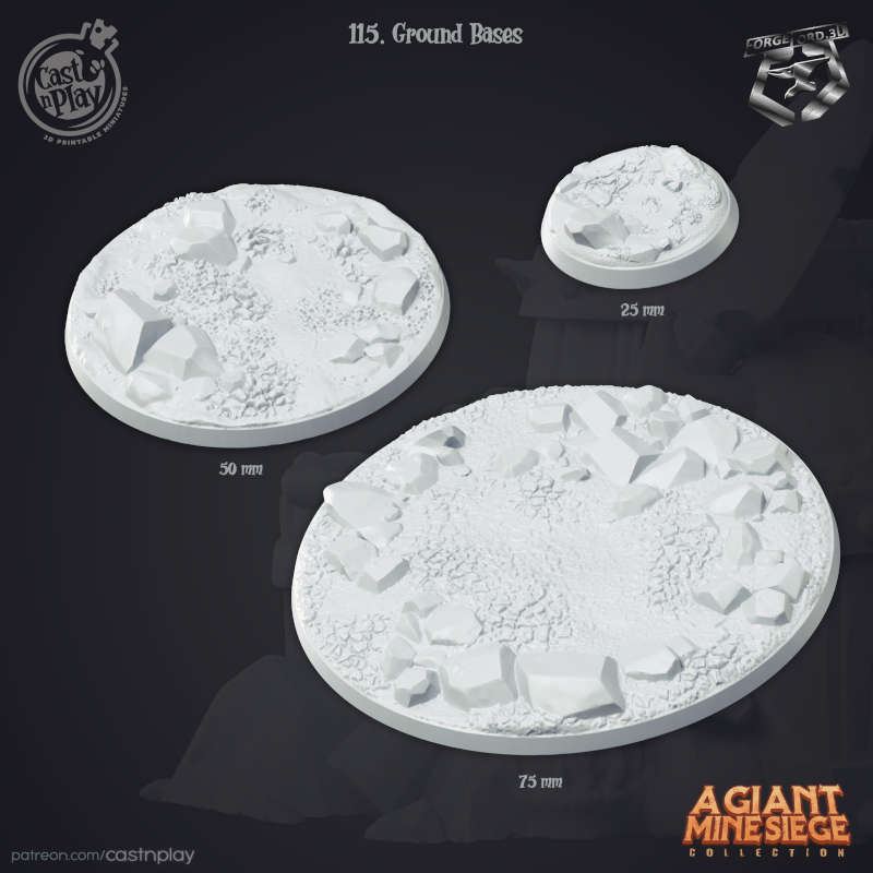Ground-Bases-CastNPlay-giant-mine-siege-Collection-base-texture-diorama-fantasy-tabletop-RPG-3D-miniatures