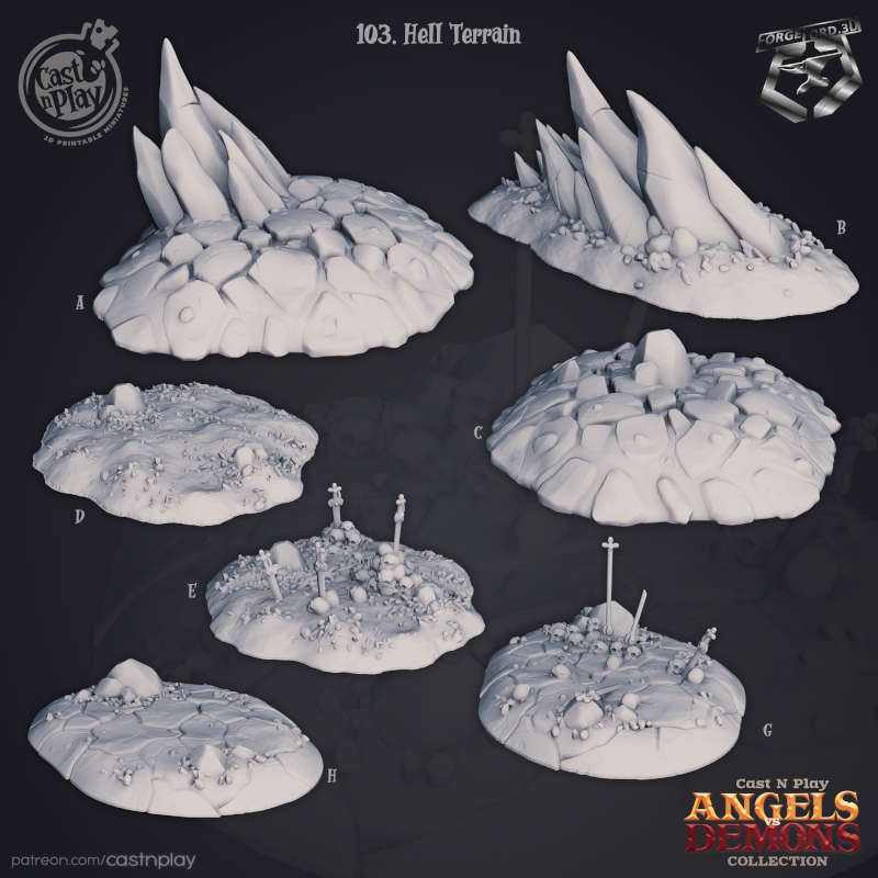 Hell-Terrain-CastNPlay-angels-demons-Collection-decor-fantasy-tabletop-RPG-3D-miniatures