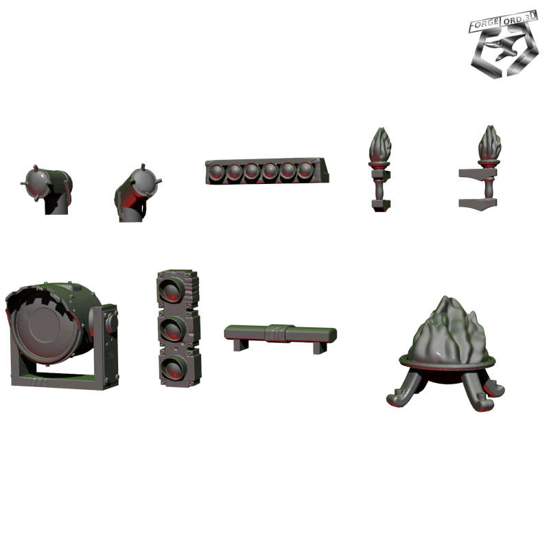 Light-kit-3D-miniatures-Eskice-Miniature-craft-and-furious