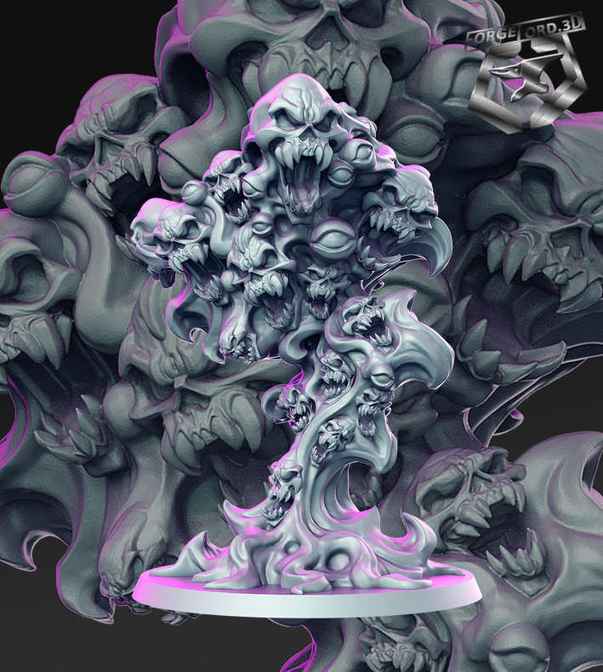 The Fog of Death-RN-Estudio-the-night-under-the-bloody-moon-collection-figurines-fantasy-tabletop-RPG-3D-miniatures