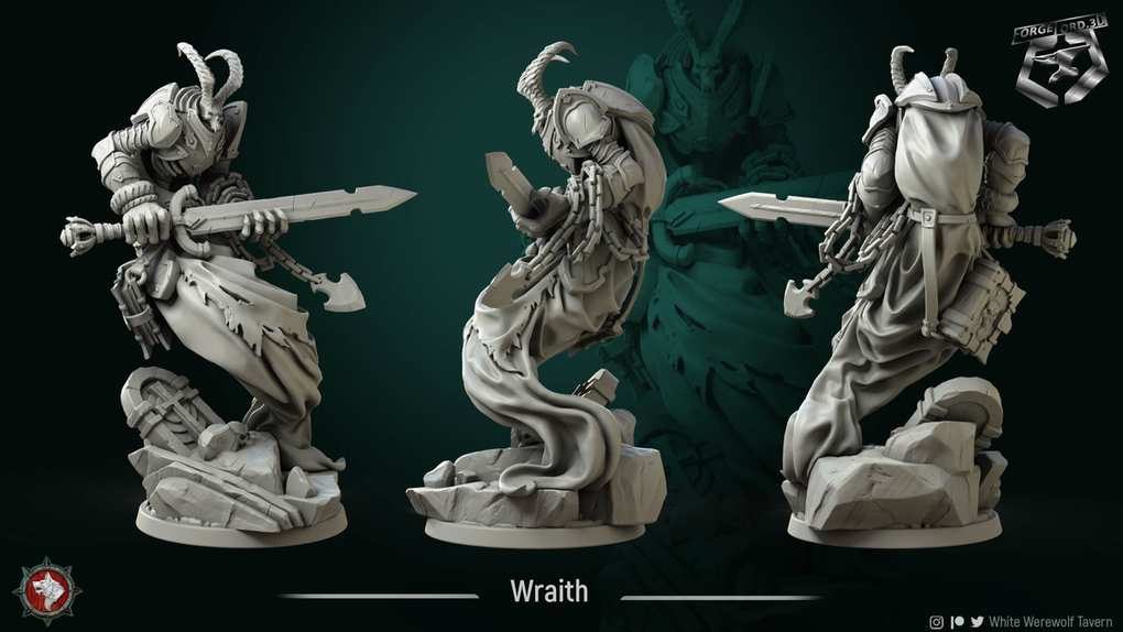 Wraith-statue-75mm-figurines-fantasy-tabletop-RPG-3D-miniatures-white-werewolf-tavern