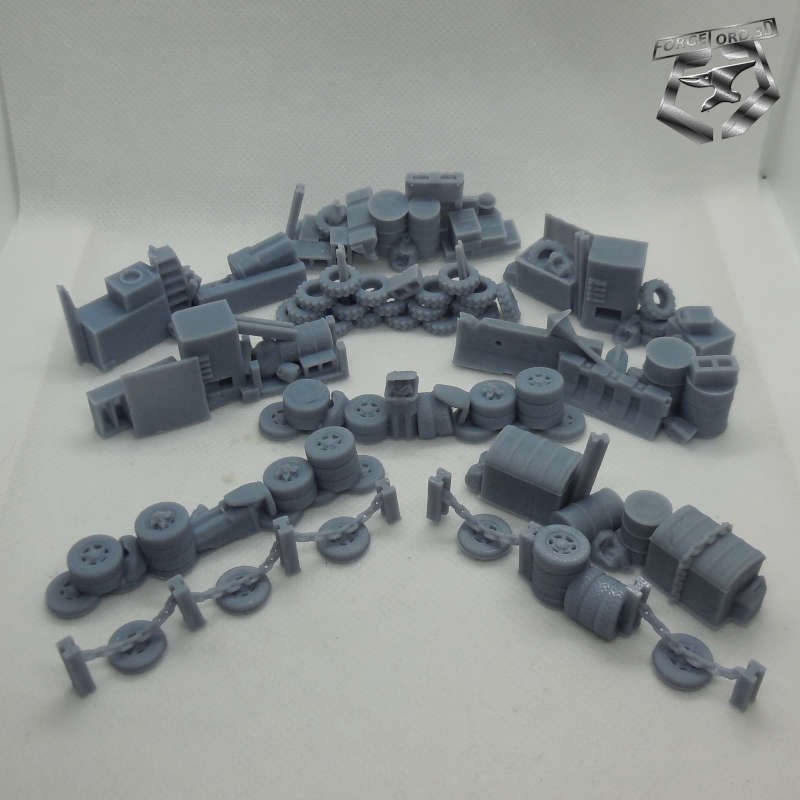 Strait-barricades-kit-3D-miniatures-Eskice-Miniature-craft-and-furious-1
