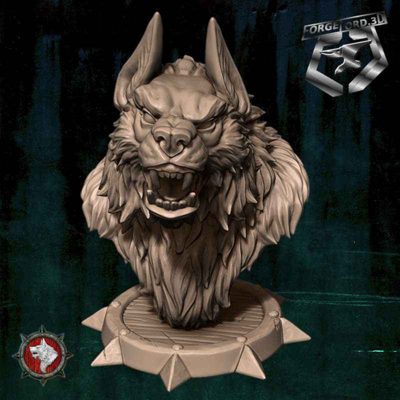 werewolf-bust-75mm-figurines-fantasy-tabletop-RPG-3D-miniatures-white-werewolf-tavern