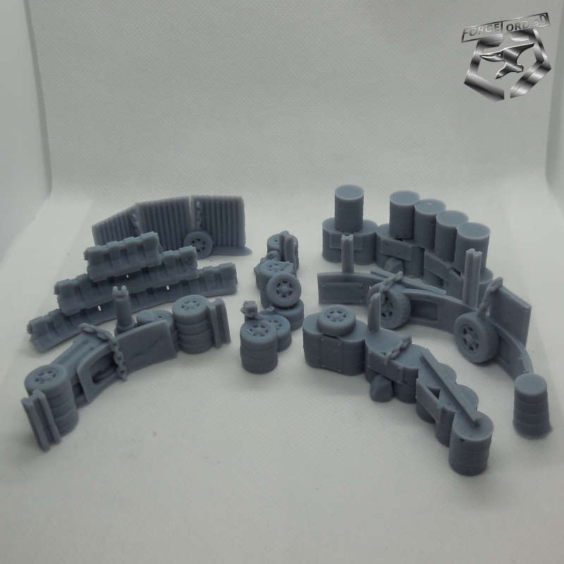barricades-kit-3D-miniatures-Eskice-Miniature-craft-and-furious-2