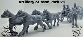cossack-Artillery-caisson-V1-Figurines-3D-miniatures-Eskice-Miniature-historical