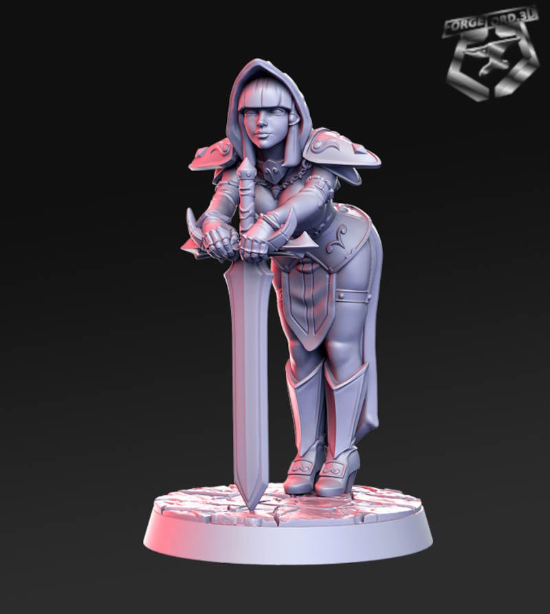 Silencia-RN-Estudio-welcome-to-the-abyss-collection-figurines-fantasy-tabletop-RPG-3D-miniatures-female