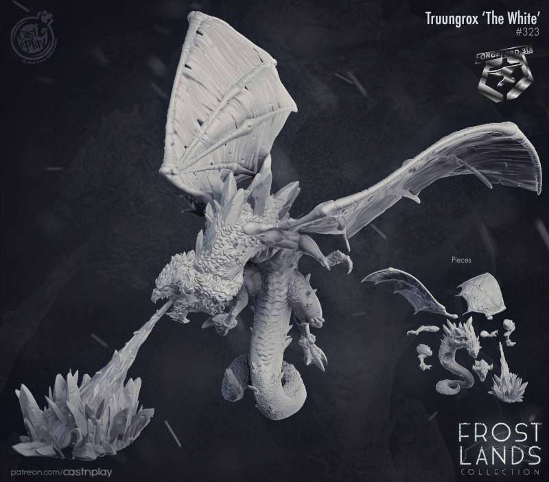 Truugrox-White-CastNPlay-frostland-Collection-fantasy-miniatures-tabletop-RPG