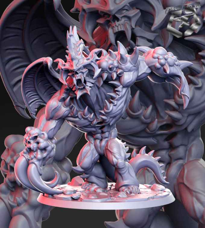 Zarrn-RN-Estudio-welcome-to-the-abyss-collection-figurines-fantasy-tabletop-RPG-3D-miniatures-demon