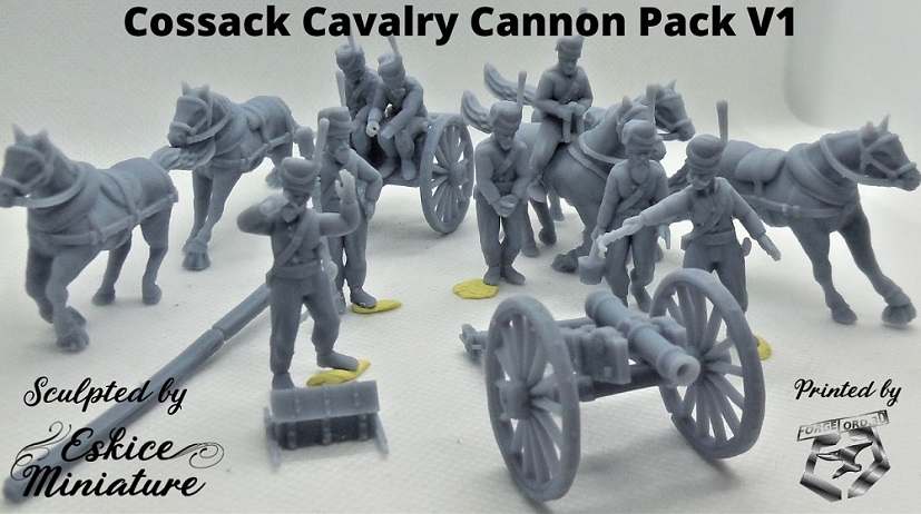 cossack-cavalry-canon-v1-Figurines-3D-miniatures-Eskice-Miniature-historical