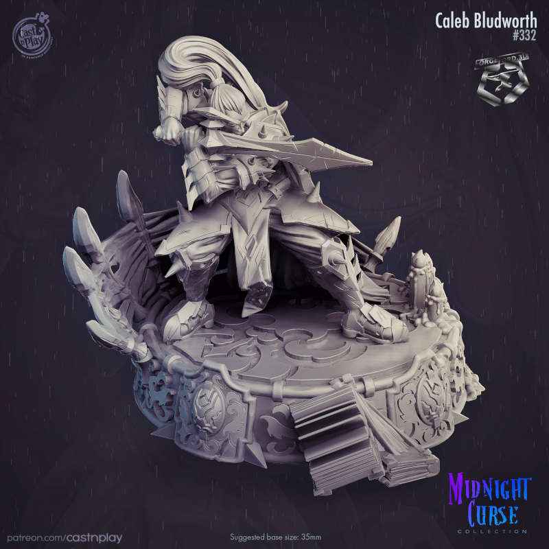 Caleb-Bludworth-Midnight-Curse-CastNPlay-Collection-fantasy-miniatures-tabletop-RPG-hero