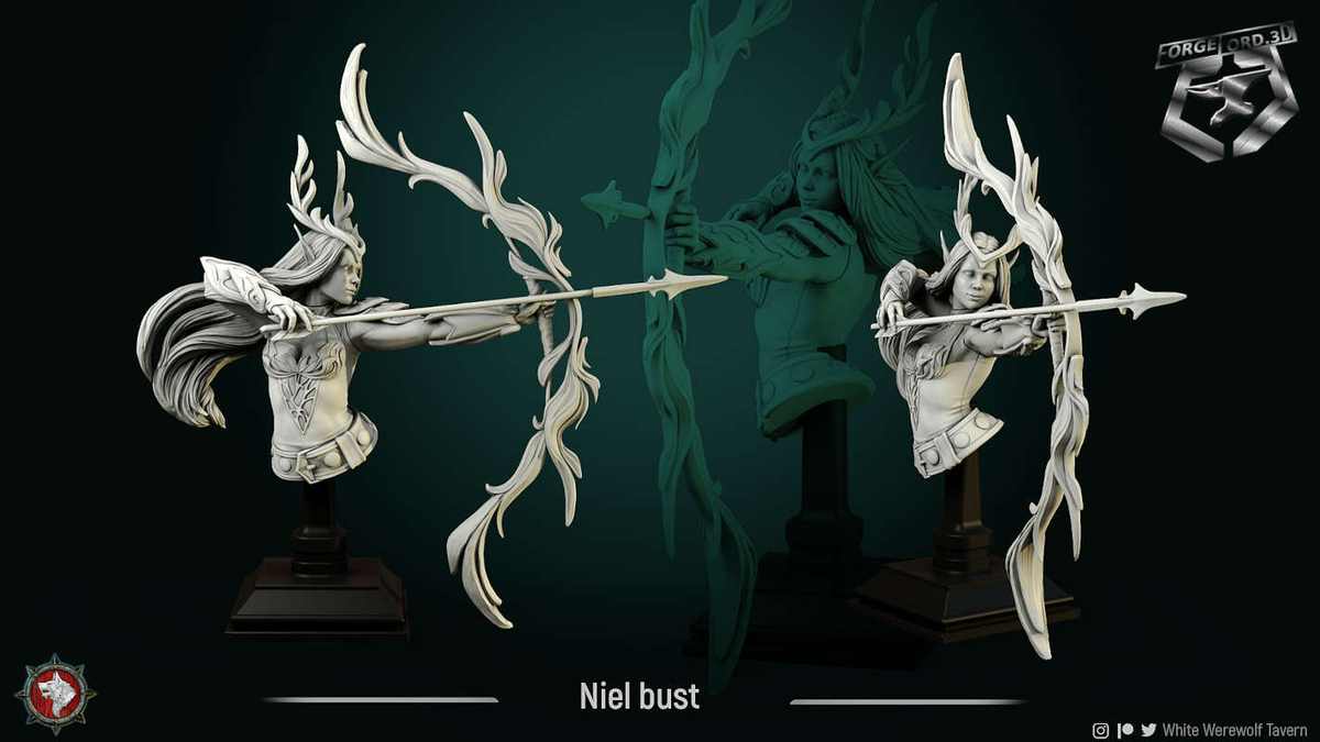 Niel-bust-75mm-figurines-fantasy-tabletop-RPG-3D-miniatures-white-werewolf-tavern
