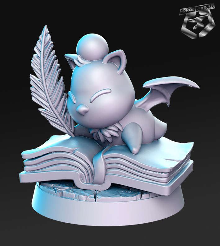 Mifah-(batomon-scribe)-RN-Estudio-classic-jrpg-collection-figurines-fantasy-tabletop-RPG-3D-miniatures