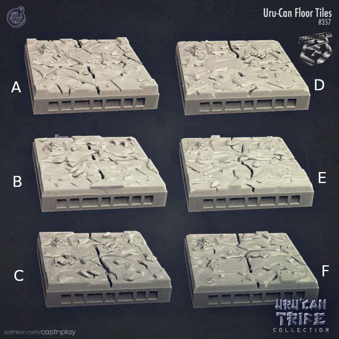 Uru-can-Floor-Tiles-CastNPlay-Uru-can-tribe-Collection-decor-fantasy-tabletop-RPG-3D-miniatures
