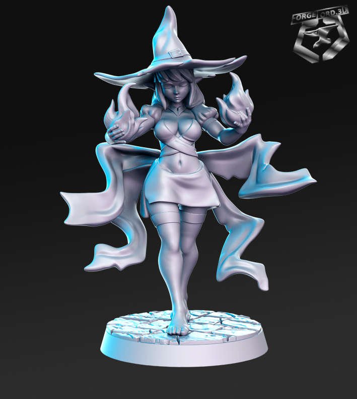 Veena-RN-Estudio-classic-jrpg-collection-figurines-fantasy-tabletop-RPG-3D-miniatures