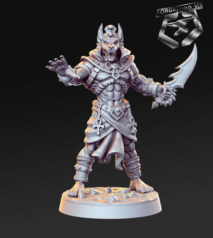 Anubti-warrior-with-single-dagger-RN-Estudio-the-sands-of-time-collection-figurine