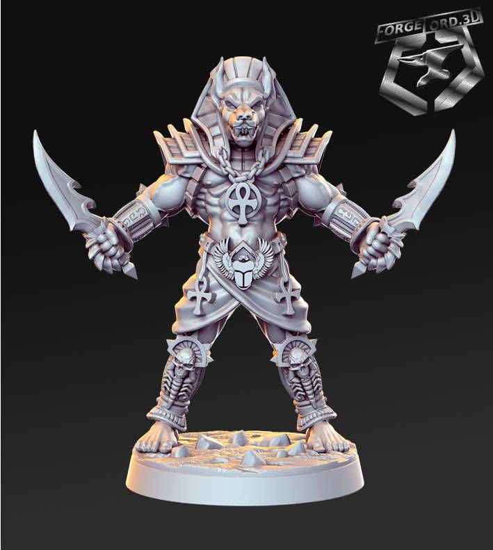 Anubti-warrior-with-two-daggers-RN-Estudio-the-sands-of-time-collection-figurines-fantasy-tabletop-RPG-3D-miniatures