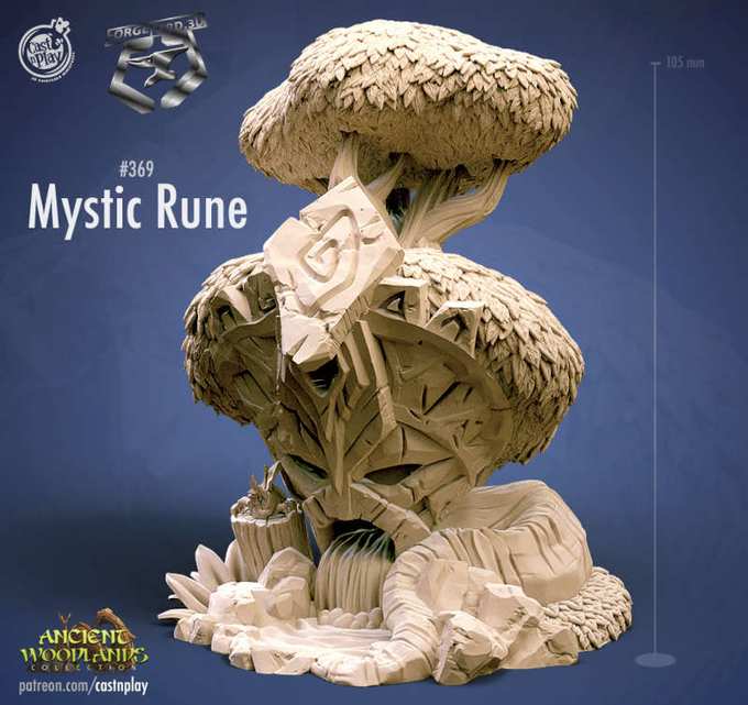 Mystic-Rune-Terrain-CastNPlay-ancient-woodlands-Collection-fantasy-miniatures-tabletop-RPG
