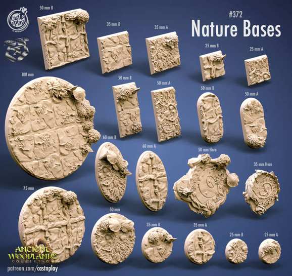 nature-bases-CastNPlay-Collection-base-texture-diorama-fantasy-tabletop-RPG-3D-miniatures