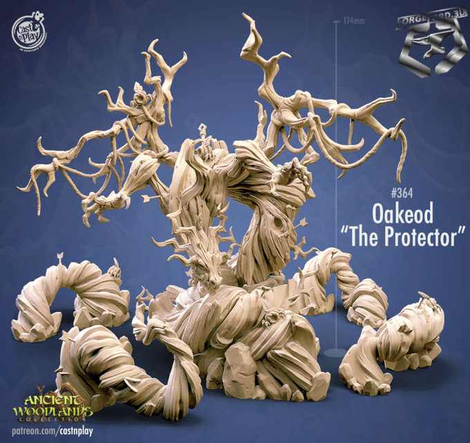 Oakeod-CastNPlay-ancient-woodlands-Collection-fantasy-miniatures-tabletop-RPG